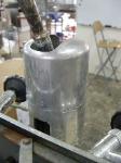 The back of the lever group.