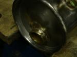The repaired element fitting.